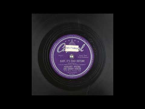 Baby, It's Cold Outside   Margaret Whiting and Johnny Mercer restored