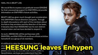 Download lagu BREAKING 🔴 HEESUNG leaves ENHYPEN! He will now continue as a solo artist (2026) mp3