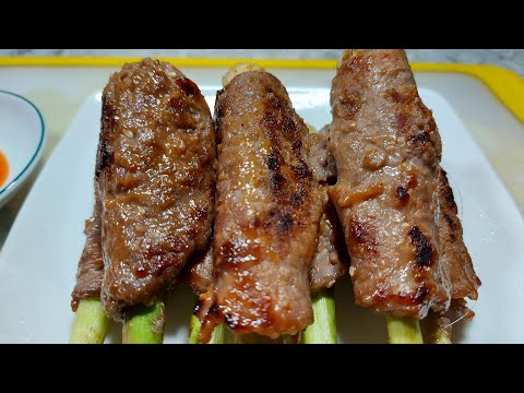 Bò nướng sả