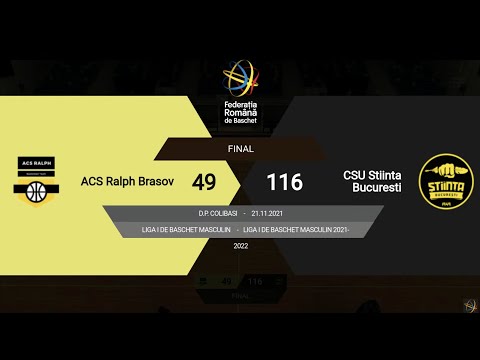 L1BM 2021-2022: Ralph Brașov - CSU Stiința București