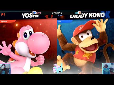 caf (Diddy Kong) vs Lyra (Yoshi) Final Bracket WnC HTC #22