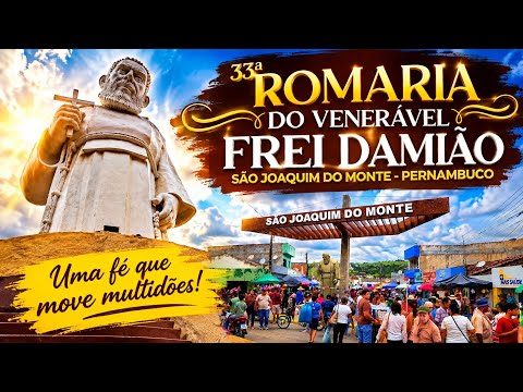 CANAL CUPIRA PARA O MUNDO NA 33ª ROMARIA DO FREI DAMIÃO EM SÃO JOAQUIM DO MONTE-PE 