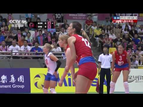 [HD]2014 FIVB Volleyball World Grand Prix l Week 3 l Pool I l South Korea Vs Serbia