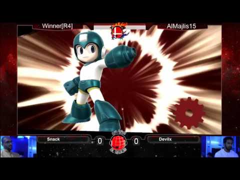 AlMajlis15: Snack (Mega Man, Charizard) vs DevilX (Mario, Yoshi) - WR4