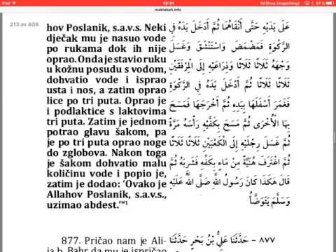 Musned, hadisi od Imama Ahmeda r.a. - 44 dio