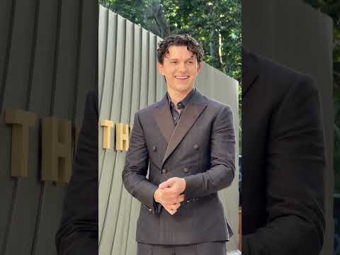 The Odyssey - A suave Tom Holland at the World Premiere of The Odyssey.