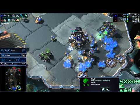 Starcraft II -- Heart of the Swarm -- G3 Bbyong (T) v Zest (P) on Deadwing LE