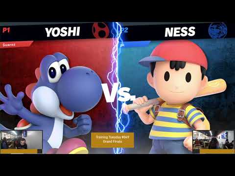 PkChris (Ness) vs Suarez (Yoshi) | Training Tuesday 12/7/2021 Grand Finals