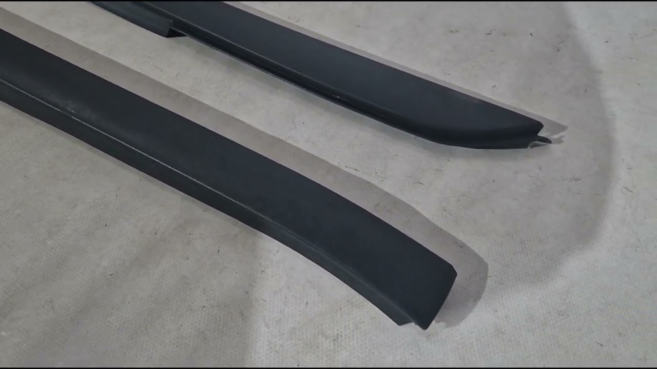 Накладки на передние стойки (ABS) Video 1