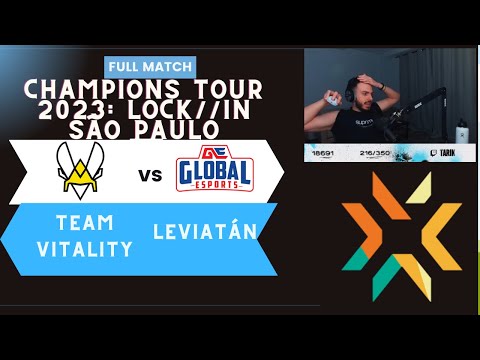 Sen Tarik Reaction Team Vitality vs Global Esports Full Match VCT 2023 LOCK//IN São Paulo #valorant