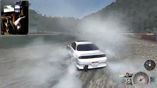 Drift Silvia S14 Low Style Gang 850HP At Lato Modi | Thrustmaster T300RS Gameplay