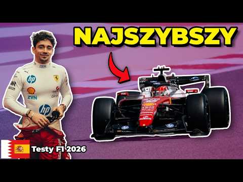 FERRARI JUŻ NAJSZYBSZE. A TO DOPIERO TESTY.
