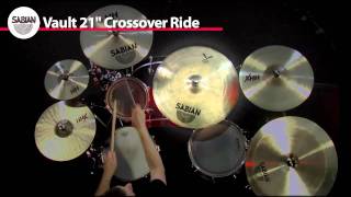 Video thumbnail for SABIAN 21" Vault Crossover Ride Product Demo by SABIAN Cymbals