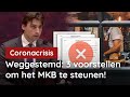Ons steunplan voor ondernemers: zó stemden VVD en CDA het weg!