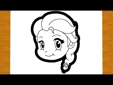 COMMENT DESSINER ELSA DE LA REINE DES NEIGES | Dessins faciles