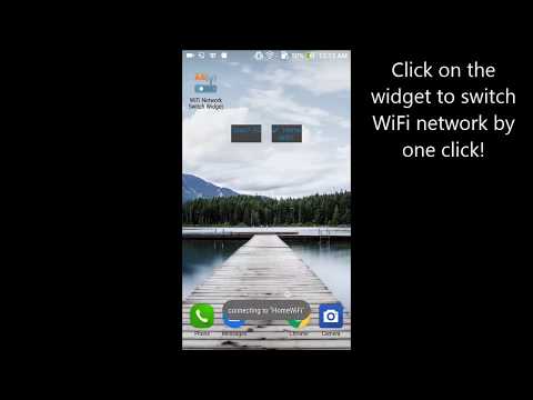 WiFi Network Switch Widget Video
