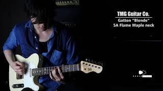 Video thumbnail for 【Brush eight】TMG Guitar Co. Gatton “Blonde” 5A Flame Maple neck Part.1 by brusheight