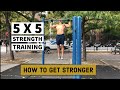 5 X 5 STRENGTH TRAINING | HOW TO GET STRONGER GUARANTEED | WEIGHTED CALISTHENICS