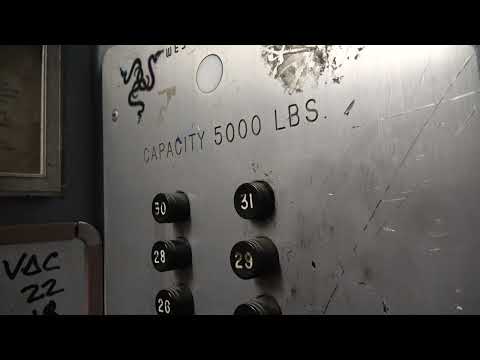 BUSTED! ULTRA RARE 1953 Westinghouse SIGNAL CONTROL Elevator with POP OUT Buttons in Pittsburgh, PA