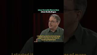Linus Torvalds Shares How Linux Really Began #shorts #linux #opensource #programming #knowledge
