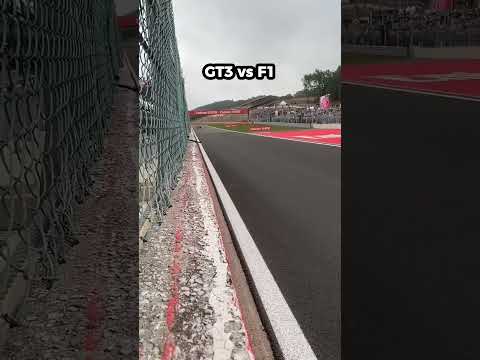 GT3 vs F1 at Eau Rouge 🏎️💨