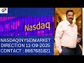 GuruPrasadAcademy NASDAQ NYSE MARKET DIRECTION 11 09 2025