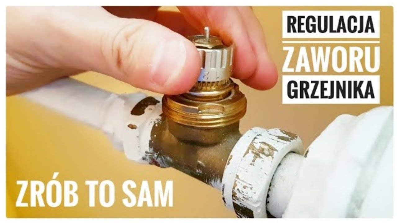 Kryzowanie grzejnika, regulacja zaworu grzejnika 1,2,3,4,5,6,7,N, nastawa wstępna, poradnik ZRÓB SAM