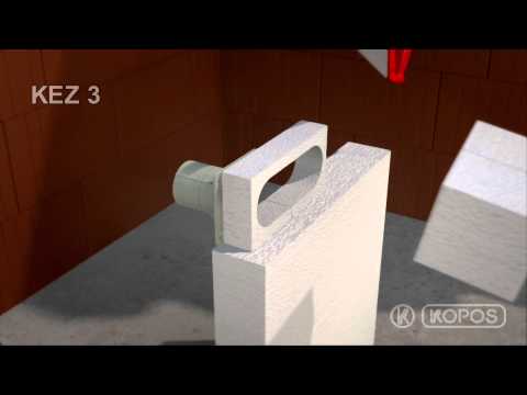 Elektroinstallationsdose in wärmegedämmte Fassaden KEZ m. Mehrfacheinsatz inkl.