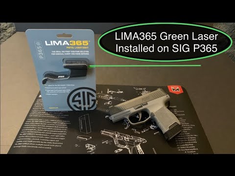 Sig P365 - Lima365 Green Laser  Review - Will it fit in Crimson Trace Alien Gear Holster??