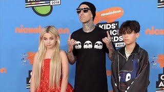 Travis Barker, Alabama, London 2018 Kids' Choice Awards Orange Carpet