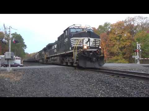 A Loud and Slow NS Grain Train 54K at Carney's Crossing