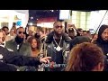 STONE FACED DEONTAY WILDER ARRIVES TO FIGHT FURY AMID CHANTS OF "YOU BIG DOSSER" FROM UK FANS
