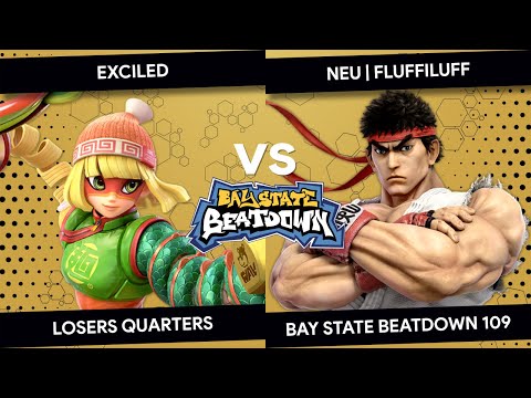 Bay State Beatdown 109 - Exciled (Min Min) vs NEU | Fluffiluff (Ryu) - Losers Quarters