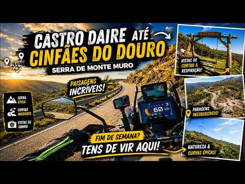 🚩😱 NÃO ESTAVA À ESPERA DISTO! | A Estrada Mais BRUTAL da Serra de Montemuro 🏍️🔥