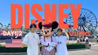 夢のカリフォルニアディズニーランドへ！✨ サンタモニカ＆噴水ショーの魔法 | アメリカ西海岸冒険 #1