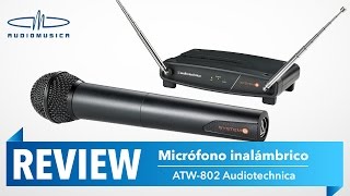Video thumbnail for REVIEW / Micrófono inalámbrico Audio Technica ATW-802 by Audiomusica
