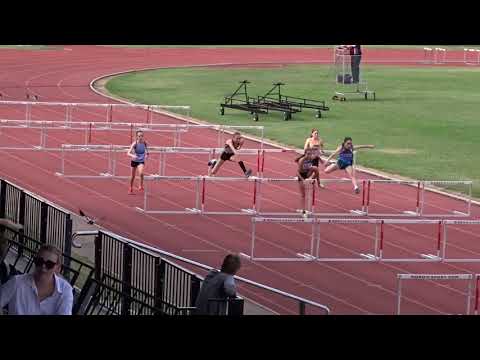 80m Hurdles U14 Women, Cathy Freeman Shield, UQ, Brisbane 16.02/2019