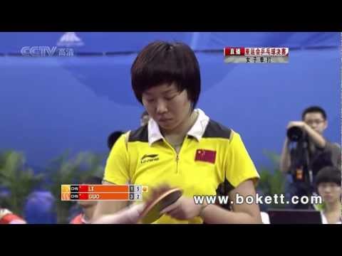 2010 Asian Games (ws-f) LI Xiaoxia - GUO Yue [FULL Match]