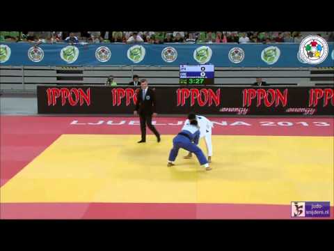 Judo 2013 World Championships Junior Ljubljana: Kohara (JPN) - Ntanatsidis (GRE) [-81kg] final