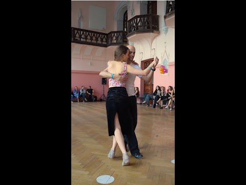 Alain & Lune Dance a Milonga in Ronda. Professional Argentine Tango Dancers and Teachers