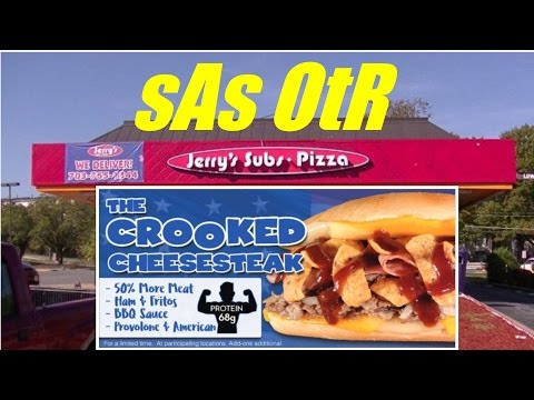 sAs OtR: Jerry's Subs & Pizza: The Crooked Cheesesteak & New Spicy Mumbo Drumsticks!