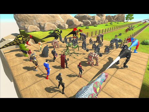 Who Is The Fastest To Cross The Road Of Death? - Animal Revolt Battle Simulator