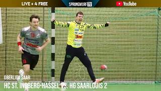 [Re-Live] HC St. Ingbert-Hassel vs. HG Saarlouis 2 | Oberliga Saar Männer 2026-2