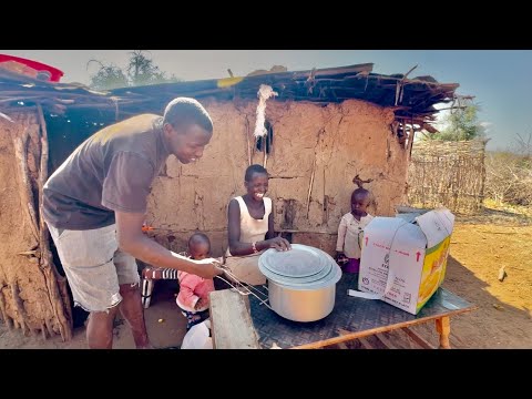 Ep9: A Happy Day For Our Village Mom| Unboxing Kitchen Utensils #cooking Pumpkin Bread for Breakfast