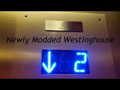 Westinghouse Hydraulic Elevator C (mod. by ThyssenKrupp) @ Domino's Farms Office Park, Ann Arbor, MI