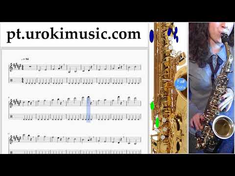 Aulas de Saxofone (tenor) Silvestre Dangond Nicky Jam - Cásate Conmigo Curso Aprender Parte#1 um