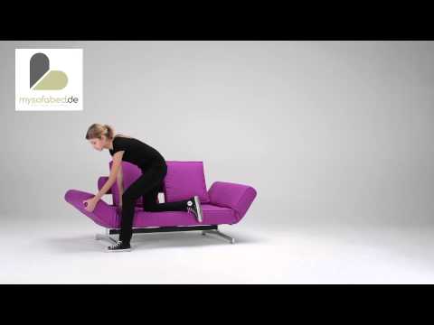 GHIA Schlafsofa / Daybed von Innovation - Basic Imperial Purple (738) - mysofabed.de