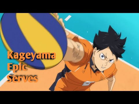 Kageyama Epic Serves against Inarizaki - Haikyuu To The Top (Season 4 Part-2 Episode 6)