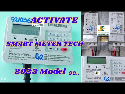 HOW TO ACTIVATE SMART METER TECHNOLOGY MODEL 2023. Pairing & Commissioning.