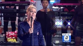 P nk What About Us LIVE...